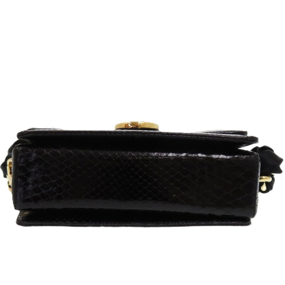 美品 サルヴァトーレフェラガモ ガンチーニ パッチワーク RG-21 G073 ショルダーバッグ レザー/クロコダイル/エキゾチックレザー ブラック 1337【中古】Salvatore Fer 美品 サルヴァトーレフェラガモ ガンチーニ パッチワーク RG-21 G073 ショルダーバッグ レザー/クロコダイル/エキゾチックレザー ブラック 1337【中古】Salvatore Fer