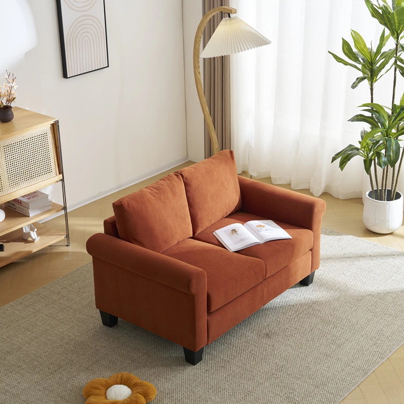 【日本国内出荷-3日で配達】ファッション 復古 韓国版 日系 じゅんしょく 2人掛け ソファー 脚付き 肘付き ロータイプ コンパクト コーデュロイ生地 DJYC99 【日本国内出荷-3日で配達】ファッション 復古 韓国版 日系 じゅんしょく 2人掛け ソファー 脚付き 肘付き ロータイプ コンパクト コーデュロイ生地 DJYC99