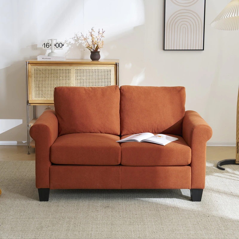 【日本国内出荷-3日で配達】ファッション 復古 韓国版 日系 じゅんしょく 2人掛け ソファー 脚付き 肘付き ロータイプ コンパクト コーデュロイ生地 DJYC99 【日本国内出荷-3日で配達】ファッション 復古 韓国版 日系 じゅんしょく 2人掛け ソファー 脚付き 肘付き ロータイプ コンパクト コーデュロイ生地 DJYC99