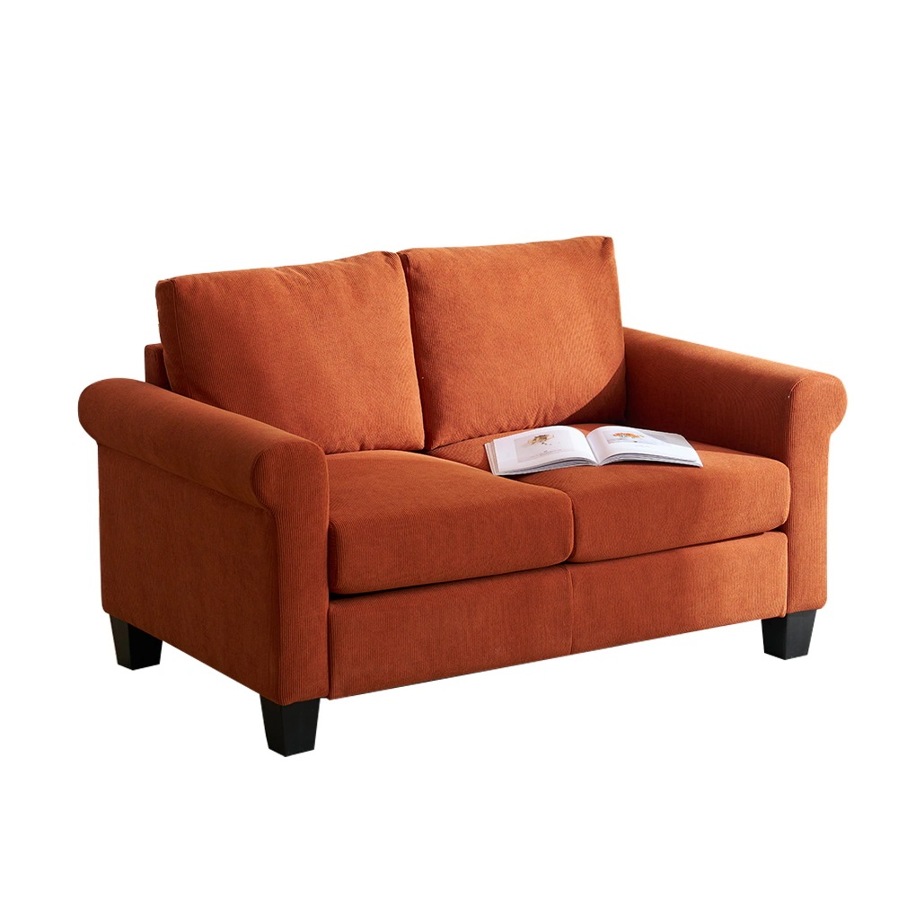 【日本国内出荷-3日で配達】ファッション 復古 韓国版 日系 じゅんしょく 2人掛け ソファー 脚付き 肘付き ロータイプ コンパクト コーデュロイ生地 DJYC99 【日本国内出荷-3日で配達】ファッション 復古 韓国版 日系 じゅんしょく 2人掛け ソファー 脚付き 肘付き ロータイプ コンパクト コーデュロイ生地 DJYC99