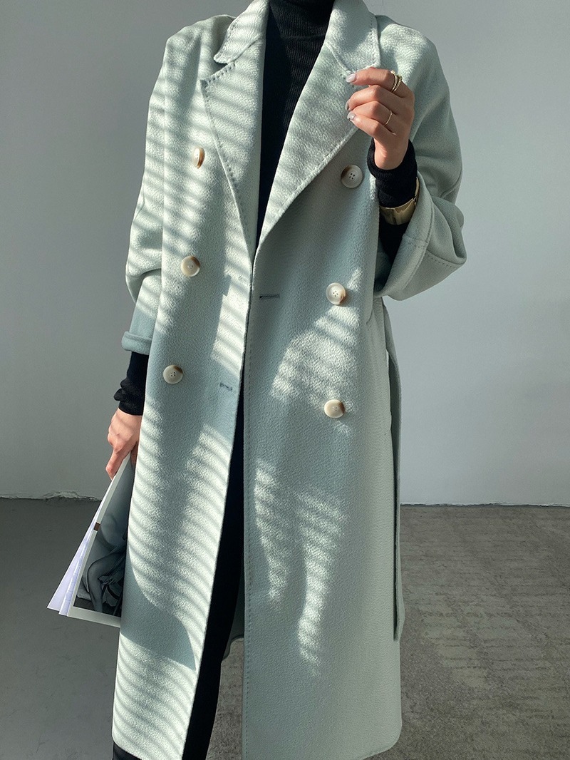 ツイード ジャケット 総柄 コート ダブルブレスト ミディアム丈 Maison de CINQ｜【小さいサイズ】ダブルブレストジャケット