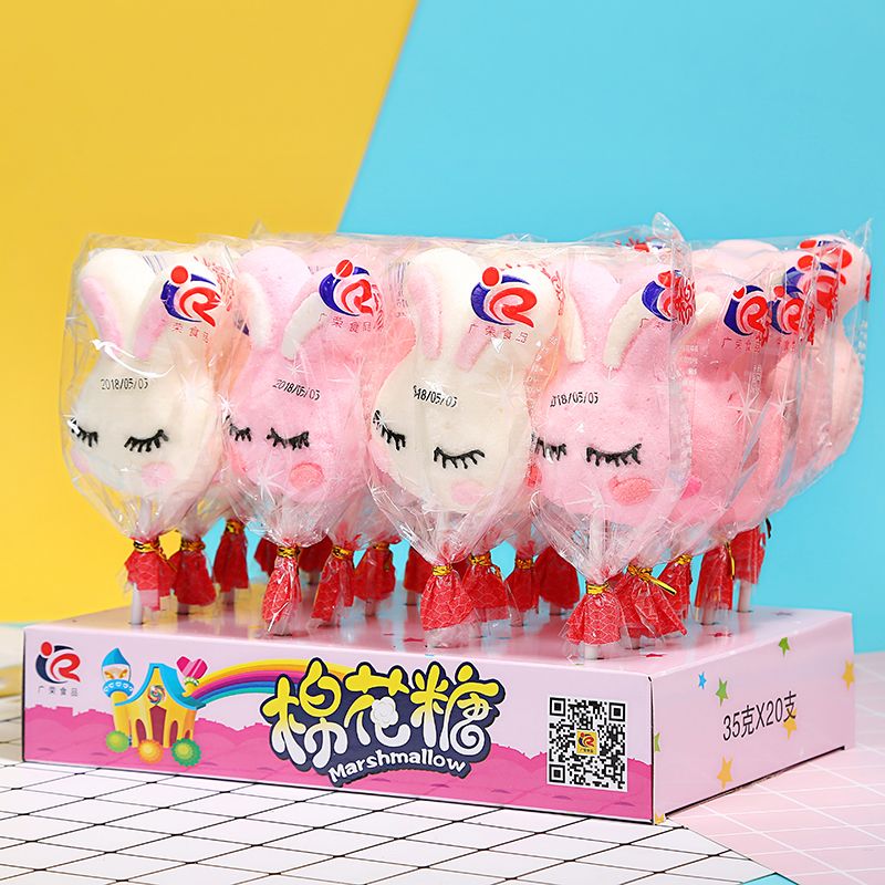 おいしいわたあめ ピッグ アニマルベーカリー ロリポップキャンディー 幼稚園 おやつ ギフト 35g