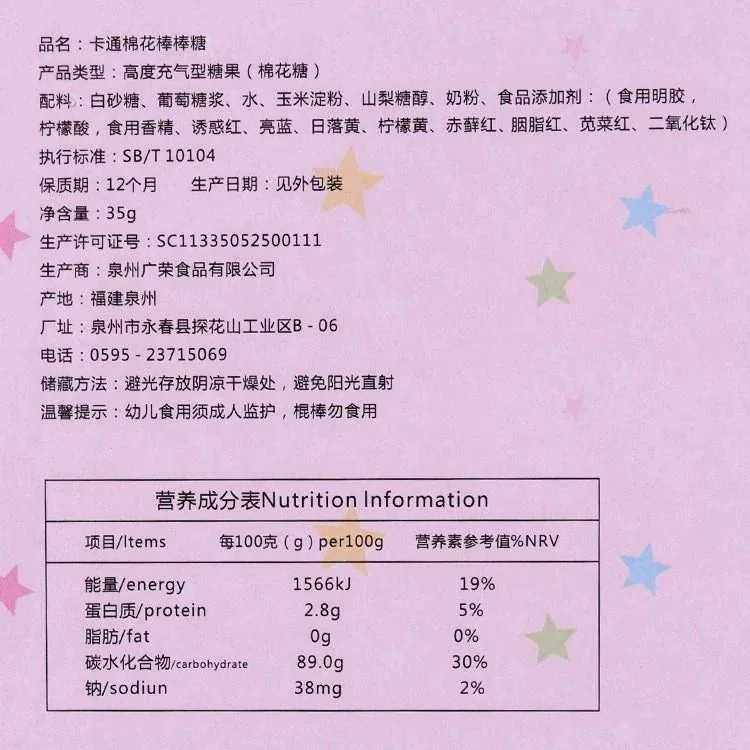 おいしいわたあめ ピッグ アニマルベーカリー ロリポップキャンディー 幼稚園 おやつ ギフト 35g