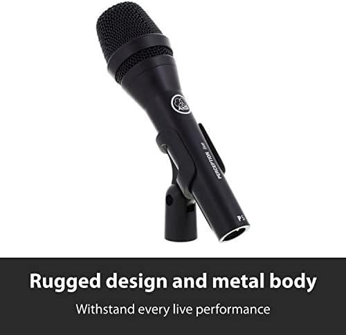 AKG アカゲ ボーカル用 スーパーカーディオイドマイクロホン P5 S スイッチ付 【国内正規品】