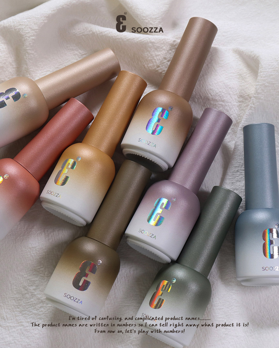 [SOOZZA] No.3 マグネットジェル [8色セット] 秋の豊かさを閉じ込めた温かみのあるカラー