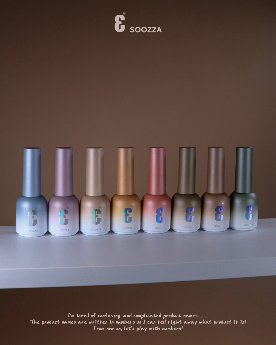 [SOOZZA] No.3 マグネットジェル [8色セット] 秋の豊かさを閉じ込めた温かみのあるカラー