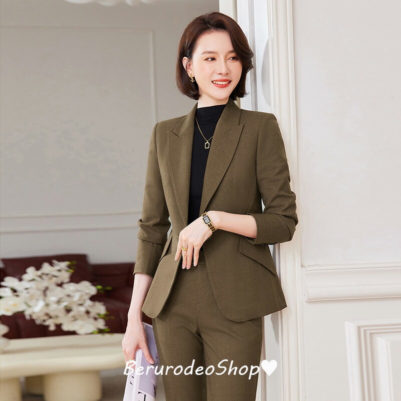 パンツスーツ レディース 2点セット スーツ カーキ 通勤 OL オフィス ワインレッド セレモニースーツ 入園式 卒園式 オシャレ 30代 40代 スーツセット 大きいサイズ 春 秋 冬 オシャレ パンツスーツ レディース 2点セット スーツ カーキ 通勤 OL オフィス ワインレッド セレモニースーツ 入園式 卒園式 オシャレ 30代 40代 スーツセット 大きいサイズ 春 秋 冬 オシャレ