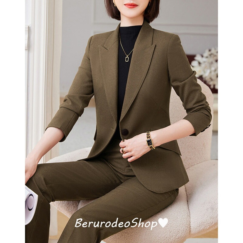 パンツスーツ レディース 2点セット スーツ カーキ 通勤 OL オフィス ワインレッド セレモニースーツ 入園式 卒園式 オシャレ 30代 40代 スーツセット 大きいサイズ 春 秋 冬 オシャレ パンツスーツ レディース 2点セット スーツ カーキ 通勤 OL オフィス ワインレッド セレモニースーツ 入園式 卒園式 オシャレ 30代 40代 スーツセット 大きいサイズ 春 秋 冬 オシャレ