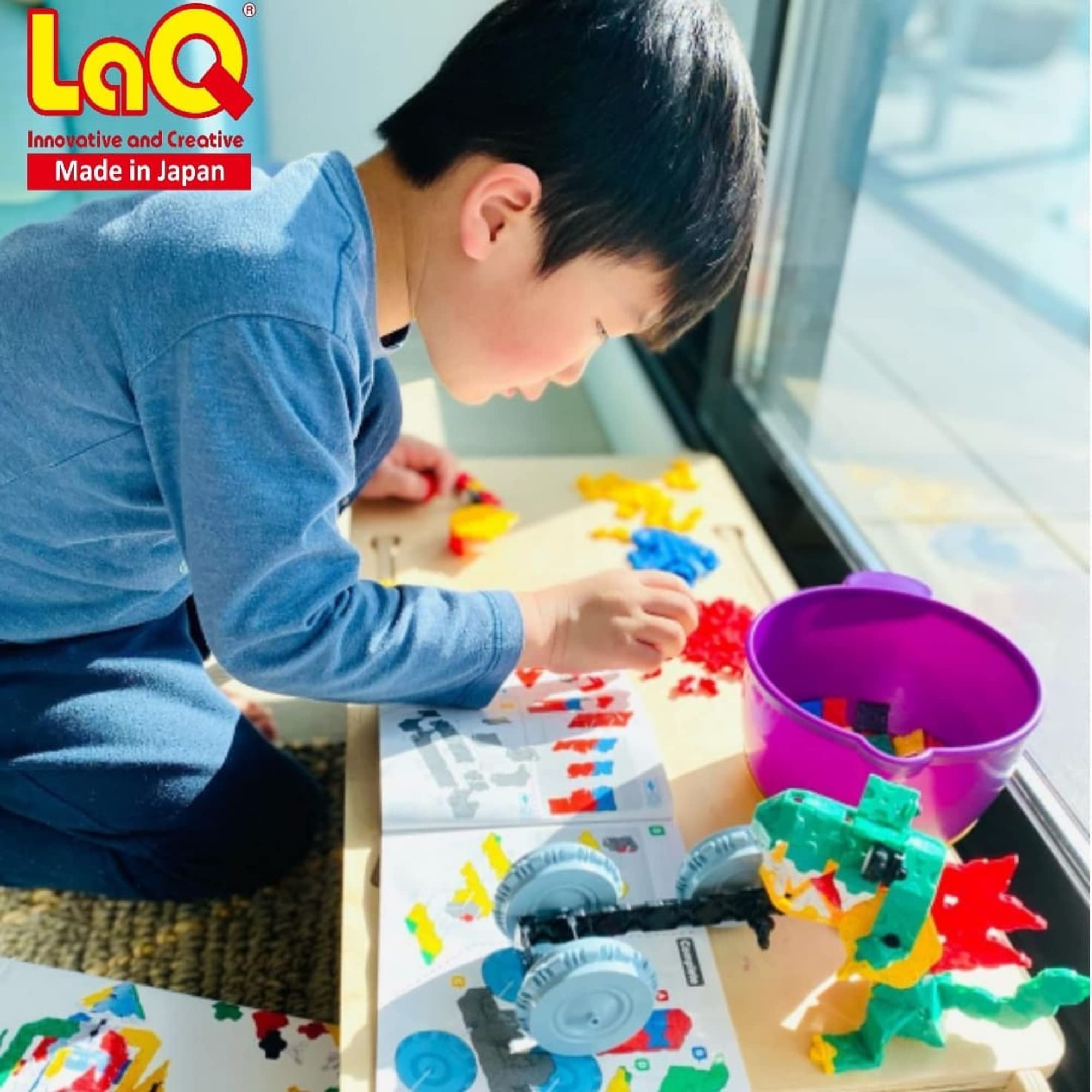 ヨシリツ　LaQ ラキュー　大量　多量　兄妹向き　合計3634個　説明書多数付 Amazon.co.jp: Yoshiritsu ラキュー (LaQ) さんすう 400ピース
