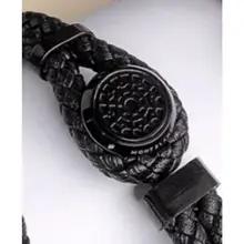 レザーロープブレスレットステンレススチールバックルブレスレット織りレザーブレスレットWanjiaステンレススチールレザーブレスレット レザーロープブレスレットステンレススチールバックルブレスレット織りレザーブレスレットWanjiaステンレススチールレザーブレスレット