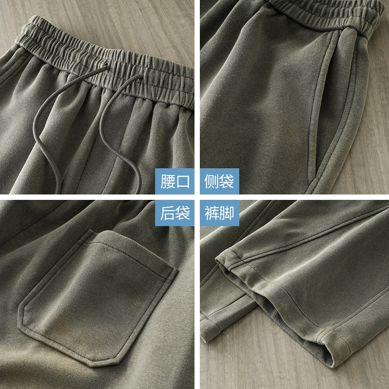 アメリカンヘビーインダストリー ウォッシュ加工 ダメージ加工 カジュアルパンツ メンズ 春秋スタイル ルーズストレート スプライシング オーバーオール ヘビースポーツパンツ アメリカンヘビーインダストリー ウォッシュ加工 ダメージ加工 カジュアルパンツ メンズ 春秋スタイル ルーズストレート スプライシング オーバーオール ヘビースポーツパンツ