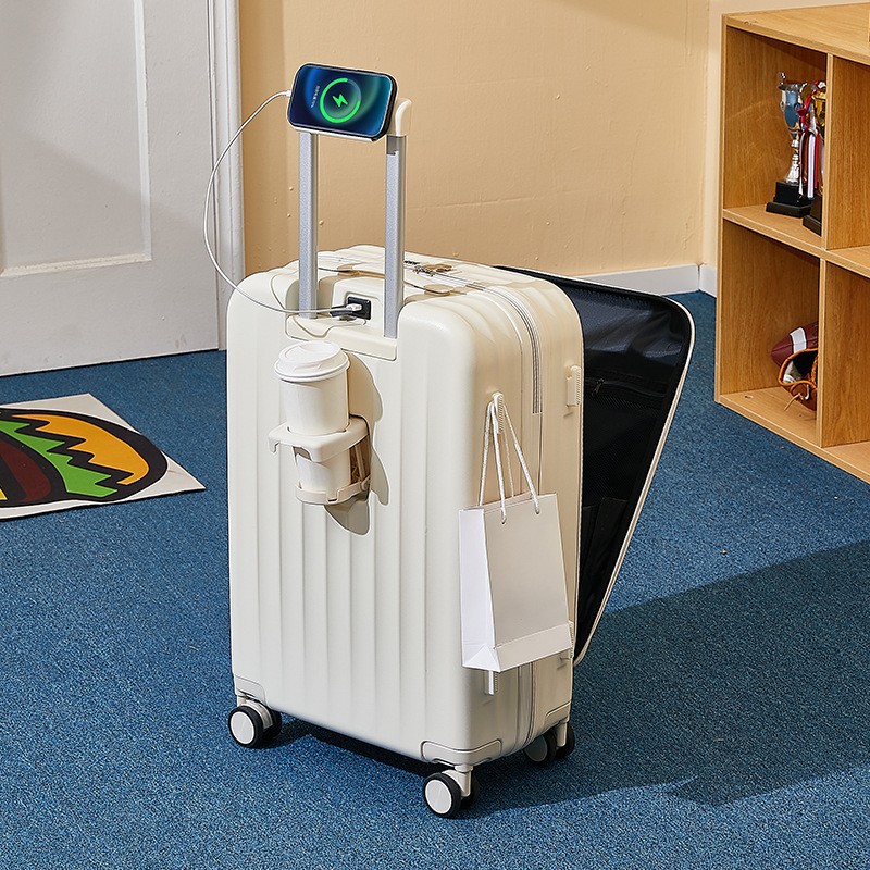 Sサイズ Mサイズ Lサイズスーツケース20インチ多機能フロントオープン