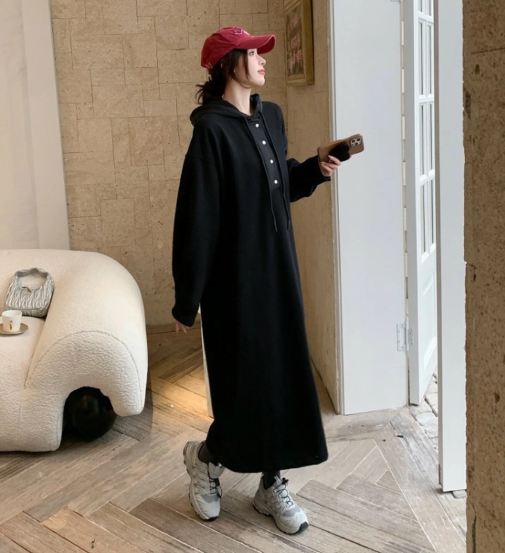 新品入荷 ロングワンピース 長袖 ゆったり シンプル カジュアル フード付き お出かけ レディース【大きいサイズ レディース 春夏 結婚式 きれいめ タイト フォーマル 大人 上品 チュニック one 新品入荷 ロングワンピース 長袖 ゆったり シンプル カジュアル フード付き お出かけ レディース【大きいサイズ レディース 春夏 結婚式 きれいめ タイト フォーマル 大人 上品 チュニック one