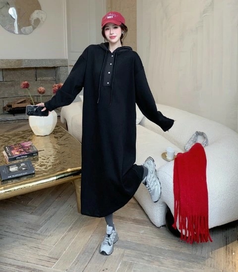 新品入荷 ロングワンピース 長袖 ゆったり シンプル カジュアル フード付き お出かけ レディース【大きいサイズ レディース 春夏 結婚式 きれいめ タイト フォーマル 大人 上品 チュニック one 新品入荷 ロングワンピース 長袖 ゆったり シンプル カジュアル フード付き お出かけ レディース【大きいサイズ レディース 春夏 結婚式 きれいめ タイト フォーマル 大人 上品 チュニック one