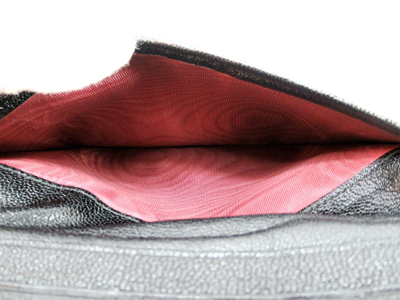 長財布 ラウンドファスナー ドッピオトンド ブラック 中古