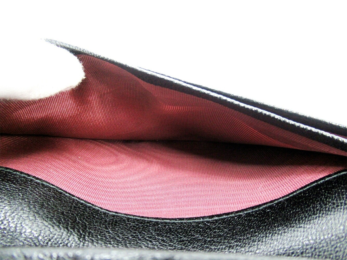 長財布 ラウンドファスナー ドッピオトンド ブラック 中古