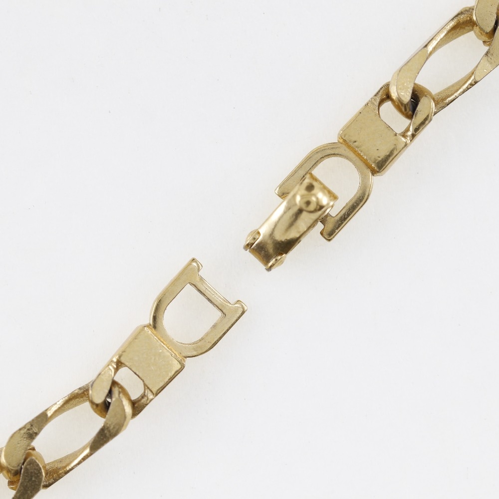 チェーン ヴィンテージ ネックレス 金メッキ 約34.1g ユニセックス 中古品