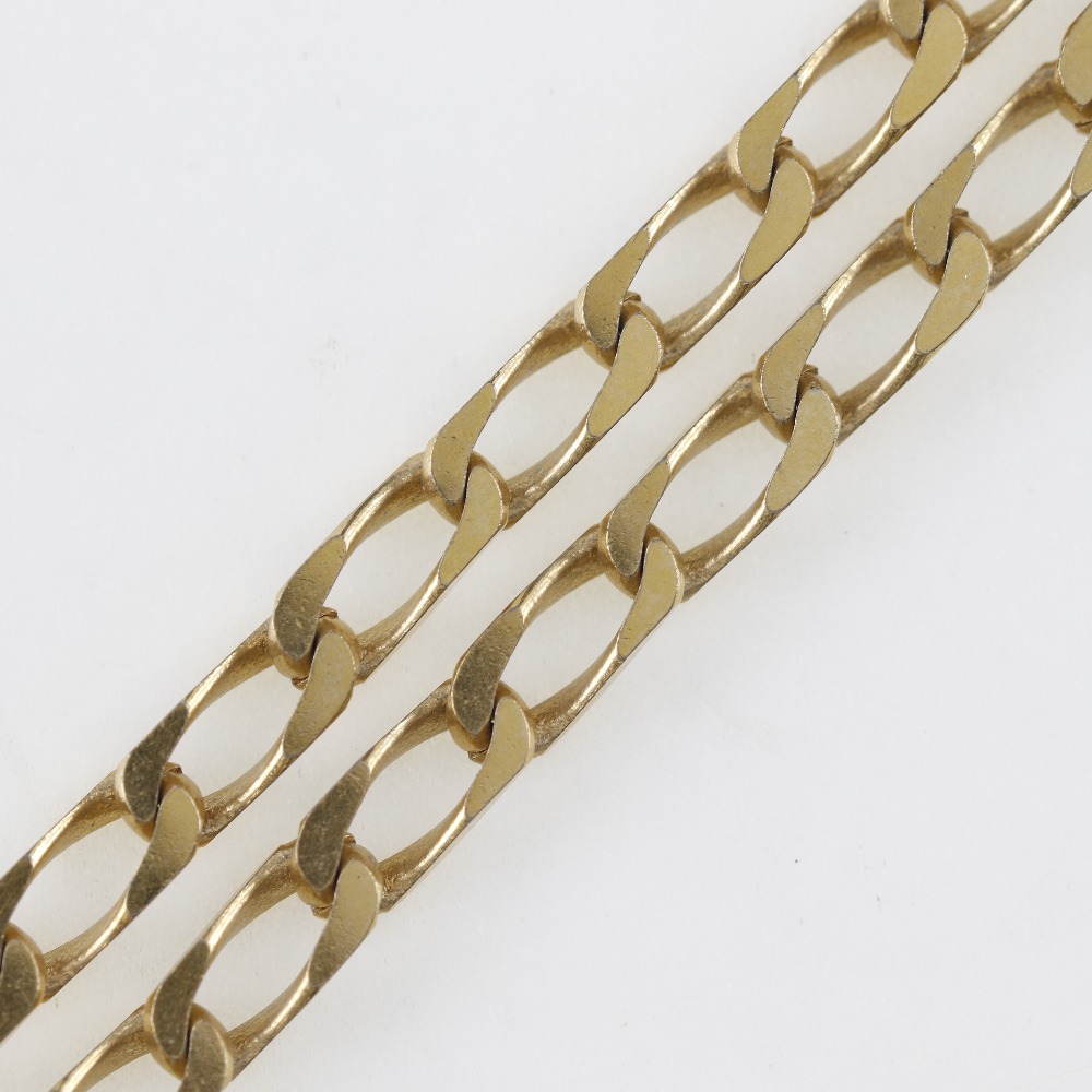 チェーン ヴィンテージ ネックレス 金メッキ 約34.1g ユニセックス 中古品