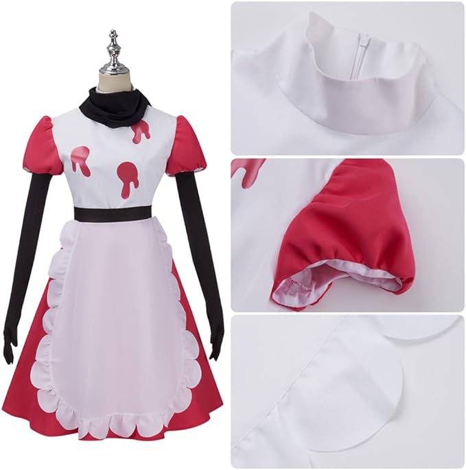 ハズビンホテル コスプレ ニフティ Niffty コスプレ衣装 4点セット ハズビンホテル コスプレ ニフティ Niffty コスプレ衣装 4点セット