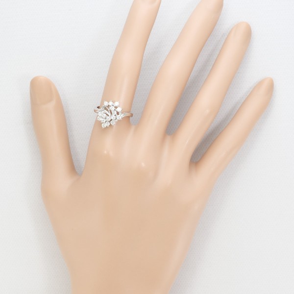 PT900 プラチナ リング 指輪 11号 ダイヤ 0.51 総重量約5.4g ジュエリー 中古 PT900 プラチナ リング 指輪 11号 ダイヤ 0.51 総重量約5.4g ジュエリー 中古