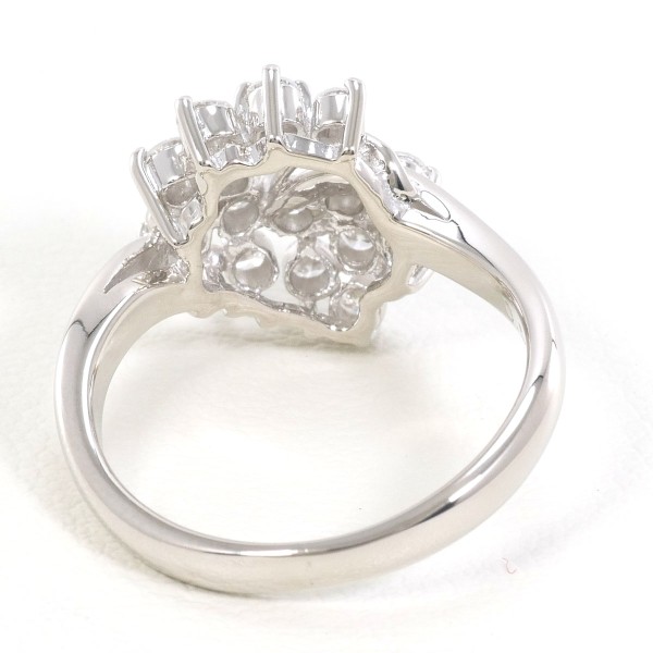 PT900 プラチナ リング 指輪 11号 ダイヤ 0.51 総重量約5.4g ジュエリー 中古 PT900 プラチナ リング 指輪 11号 ダイヤ 0.51 総重量約5.4g ジュエリー 中古