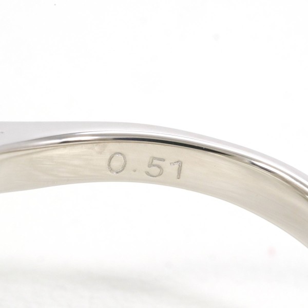 PT900 プラチナ リング 指輪 11号 ダイヤ 0.51 総重量約5.4g ジュエリー 中古 PT900 プラチナ リング 指輪 11号 ダイヤ 0.51 総重量約5.4g ジュエリー 中古