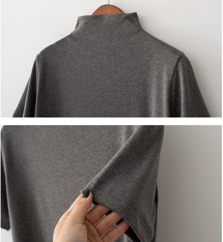 ハイネックトップス 半袖シャツ トップス カットソー プルオーバー 袖あり 半袖 5分袖 ハイネック スリム ストレート Iライン スマート かわいい 大人可愛い きれいめ シンプル カジュアル 大人 ハイネックトップス 半袖シャツ トップス カットソー プルオーバー 袖あり 半袖 5分袖 ハイネック スリム ストレート Iライン スマート かわいい 大人可愛い きれいめ シンプル カジュアル 大人