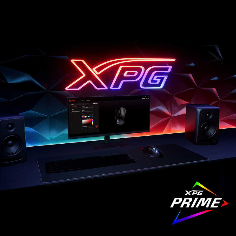 ADATA　XPG ALPHA ブラック [光学式 /有線 /6ボタン /USB (Type-C)]　ALPHA-BKCWW