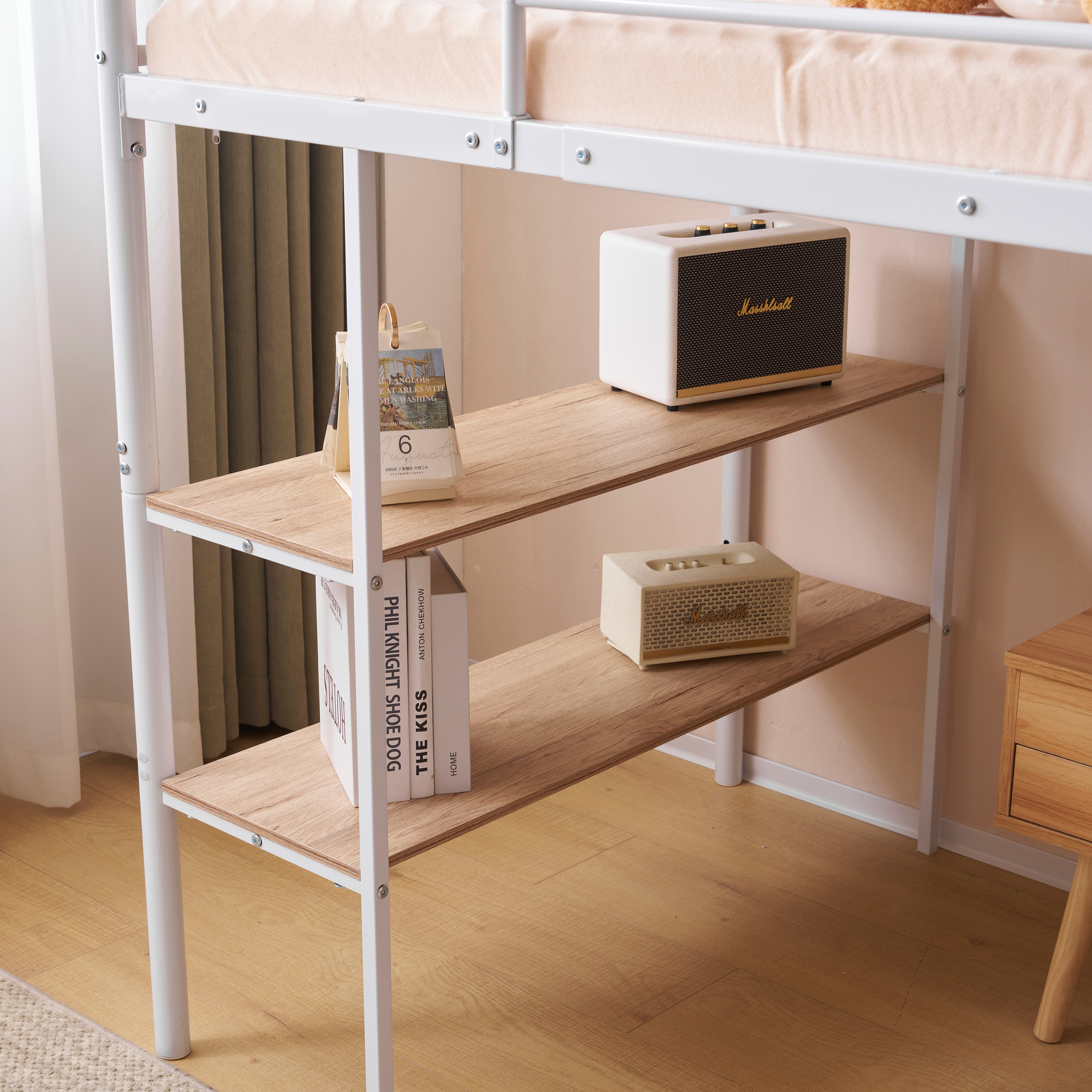 現地発送.送.料.無.料！】【新品】 ホワイト ロフトベッド パイプ