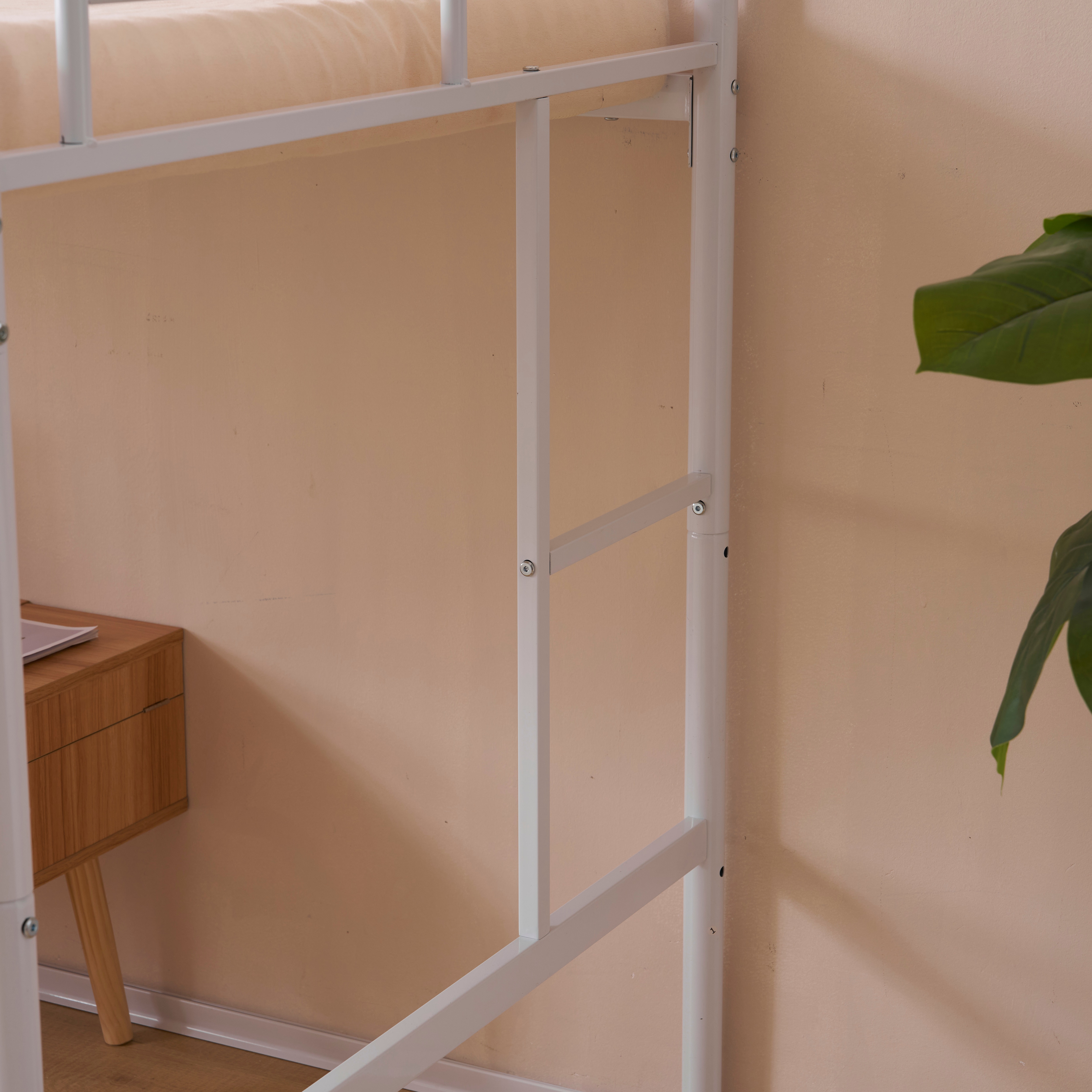 現地発送.送.料.無.料！】【新品】 ホワイト ロフトベッド パイプ