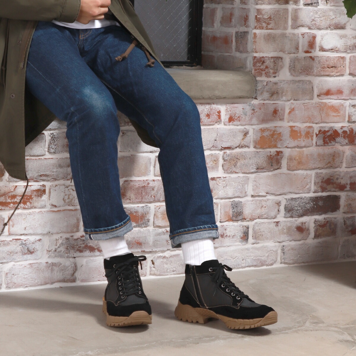 vibramソール撥水ブーツ 23230536 whoop-de-doo フープディドゥ