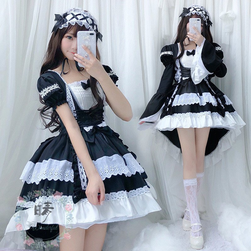 56メイド服 ワンピース ロリータ 膝丈ワンピース 姫系 コスプレ 可愛い ロイヤルメイド 女性用 クラシカル 文化祭 パーティー 喫茶店変装 ハロウィン 56メイド服 ワンピース ロリータ 膝丈ワンピース 姫系 コスプレ 可愛い ロイヤルメイド 女性用 クラシカル 文化祭 パーティー 喫茶店変装 ハロウィン