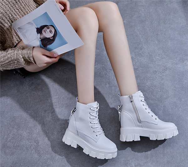 【2025新作入荷】ショートブーツ レディース ブーツ 厚底 ショート ブーツ ファスナー付き ヒール+インヒール 9cm ブラック ホワイト 【2025新作入荷】ショートブーツ レディース ブーツ 厚底 ショート ブーツ ファスナー付き ヒール+インヒール 9cm ブラック ホワイト