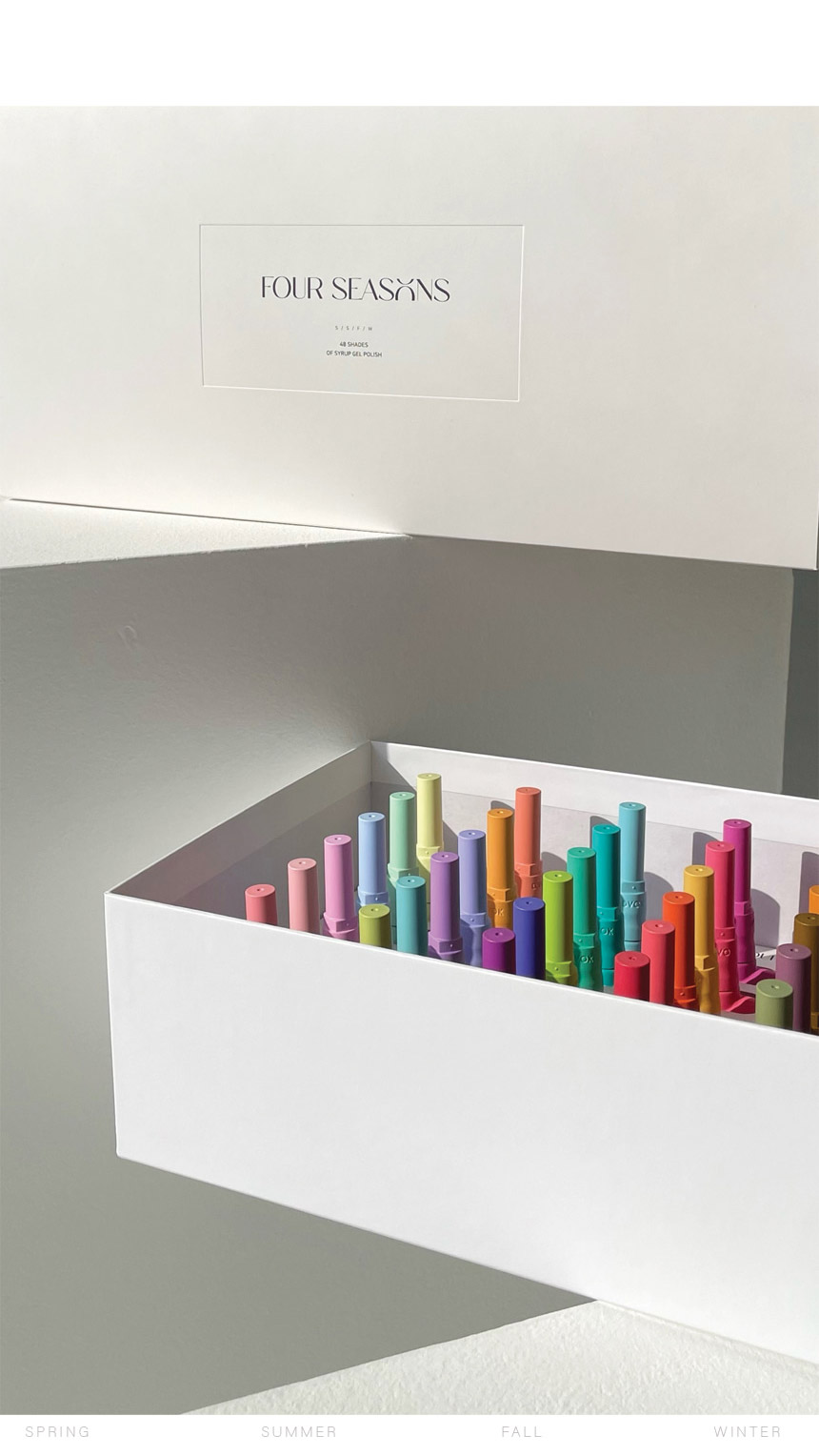 [DVOK] 【For Seasons Syrup gel 】【SUMMER なつ 】12色-セット / 季節の色彩を映した類のシロップコレクション