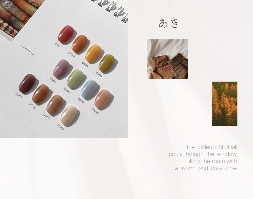 [DVOK] 【For Seasons Syrup gel 】【SUMMER なつ 】12色-セット / 季節の色彩を映した類のシロップコレクション