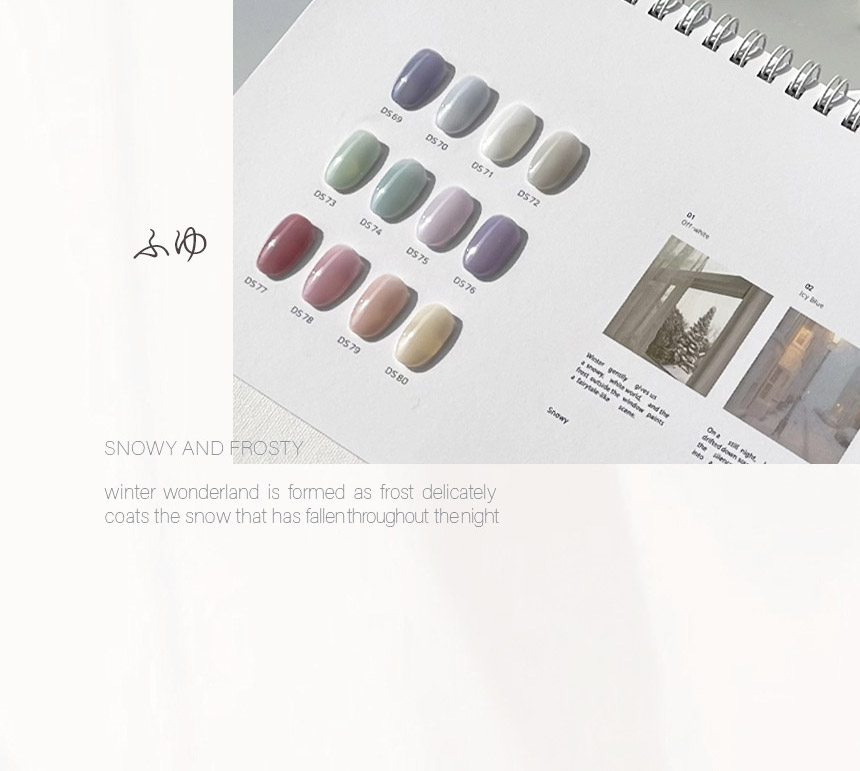 [DVOK] 【For Seasons Syrup gel 】【SUMMER なつ 】12色-セット / 季節の色彩を映した類のシロップコレクション