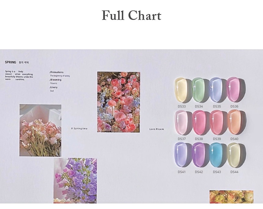 [DVOK] 【For Seasons Syrup gel 】【SUMMER なつ 】12色-セット / 季節の色彩を映した類のシロップコレクション