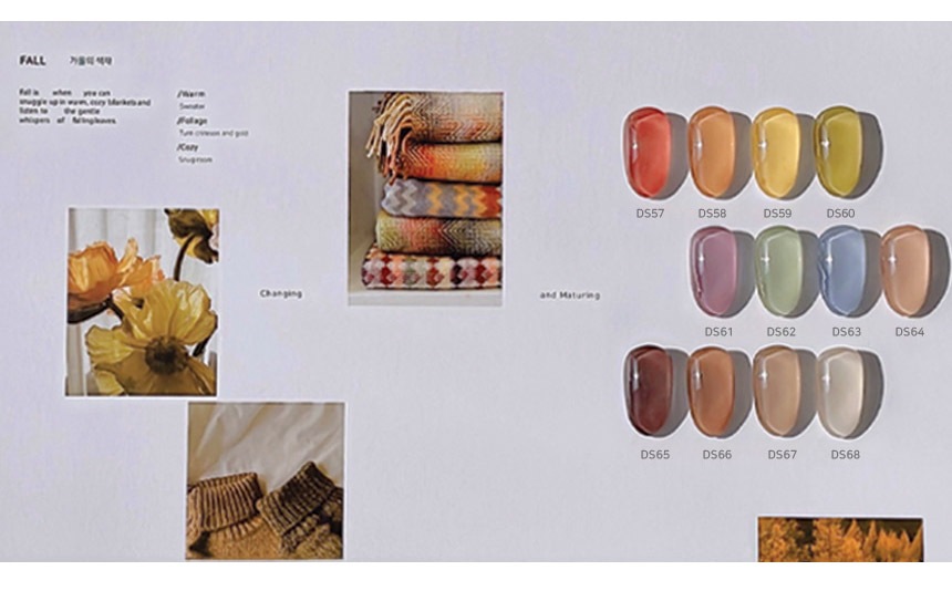 [DVOK] 【For Seasons Syrup gel 】【SUMMER なつ 】12色-セット / 季節の色彩を映した類のシロップコレクション