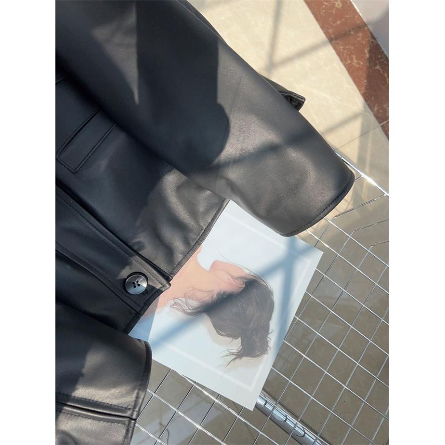 ジャケット レディース 本革 ラム革 羊革 ライダース 革ジャケット アウター 春 秋 冬