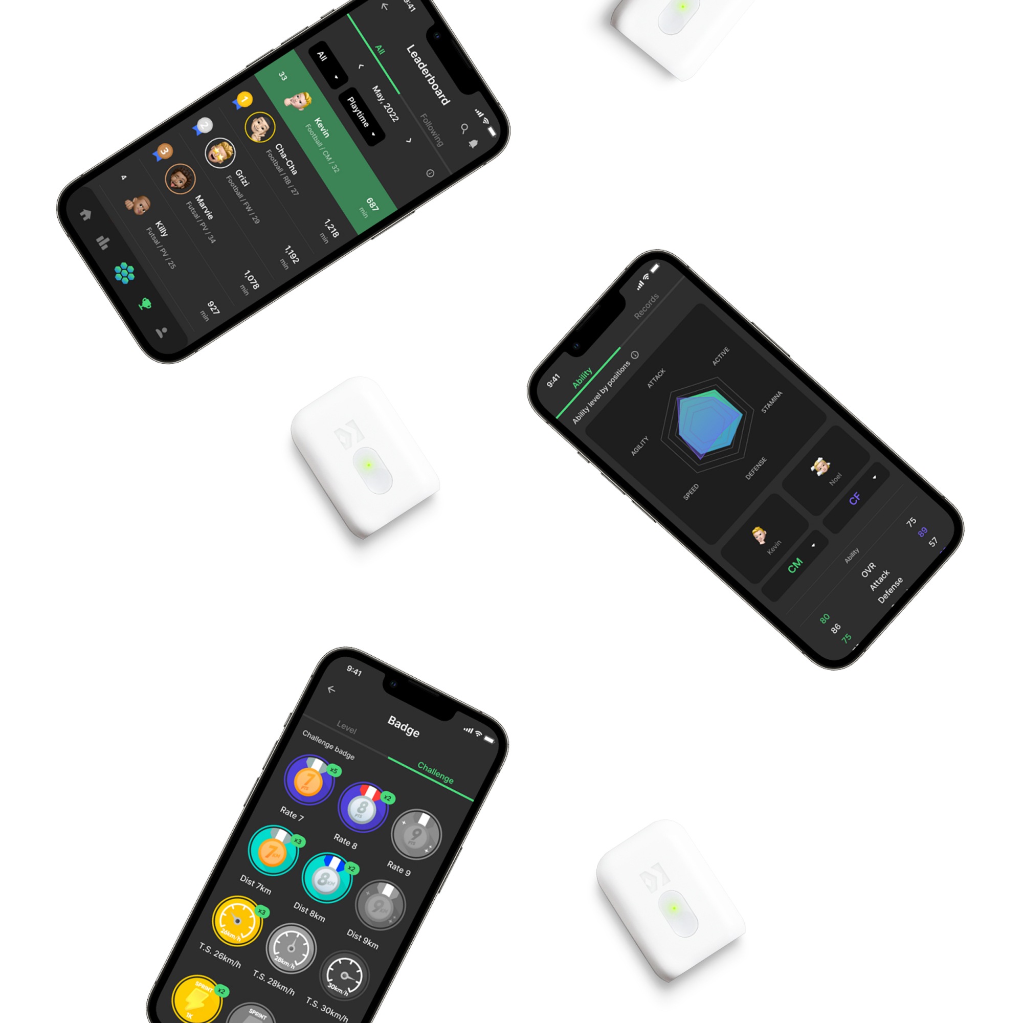 BEE LITE GPSトラッカーとベストセット SOCCERBEE LITE 2 SET (GPS tracker + VEST) – soccerbee japan