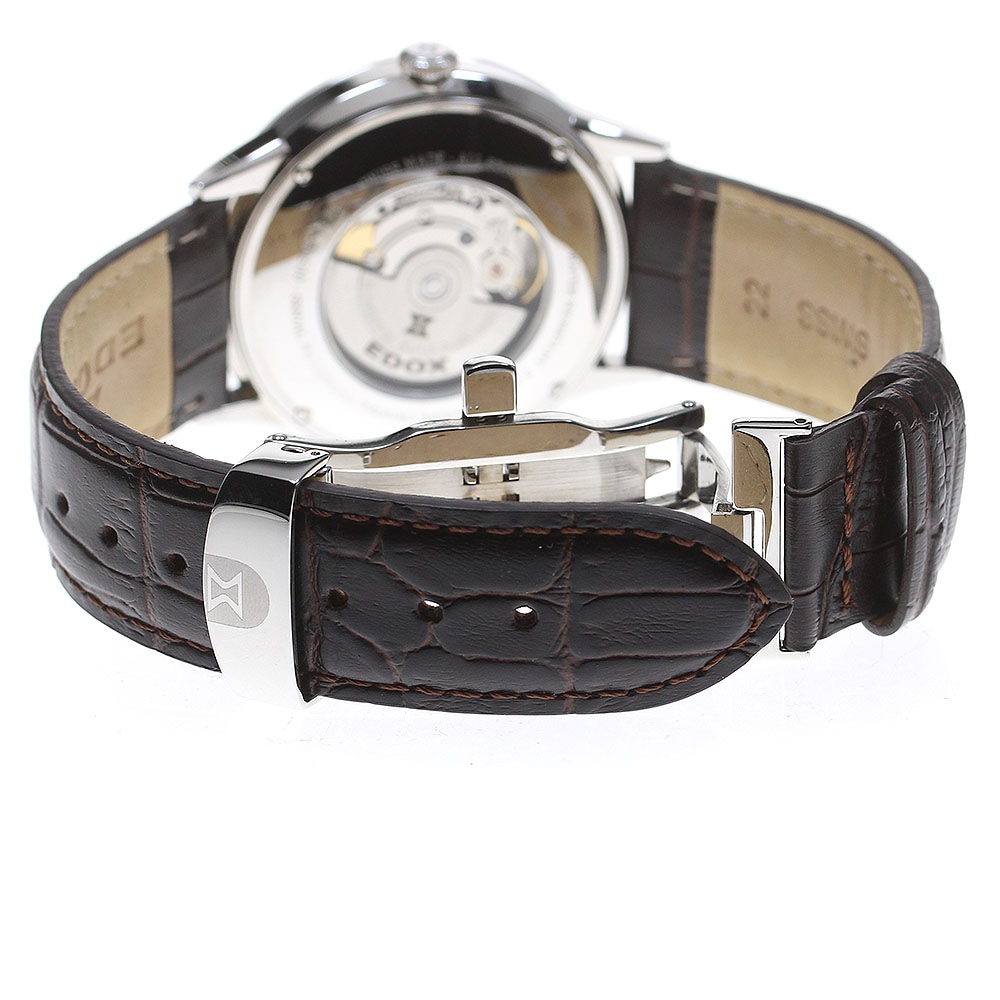 エドックス EDOX 80500 レヴォベール ラグランデ ルーン 自動巻き メンズ 美品 箱保証書付き_829047【中古】 エドックス EDOX 80500 レヴォベール ラグランデ ルーン 自動巻き メンズ 美品 箱保証書付き_829047【中古】