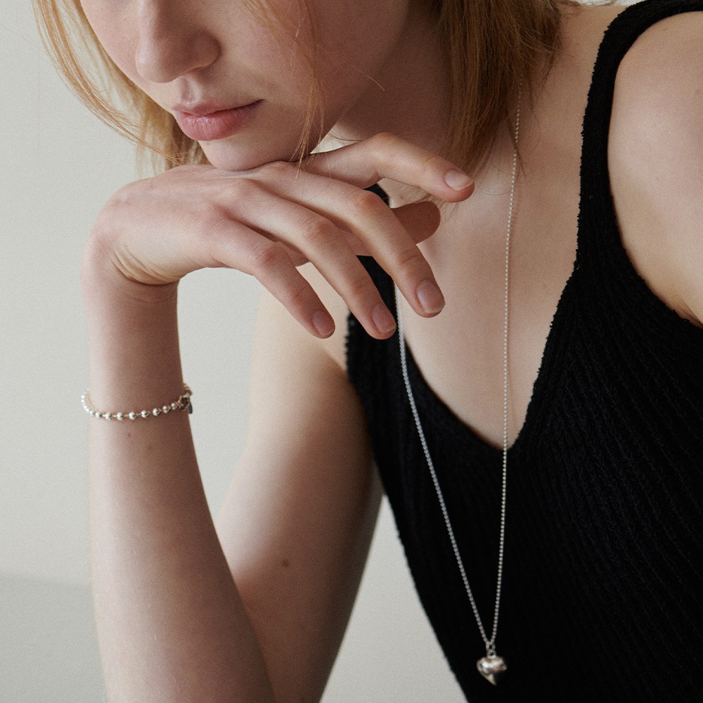 Huit.silver.69 / gross corde ブレスレット (silver)