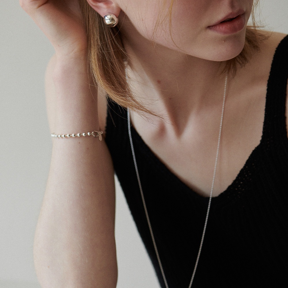 Huit.silver.69 / gross corde ブレスレット (silver)