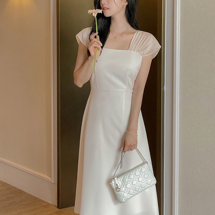 ワンピース 結婚式 パーティードレス 夏 ノースリーブ 肌見せ ワンピース 結婚式 パーティードレス 夏 ノースリーブ 肌見せ