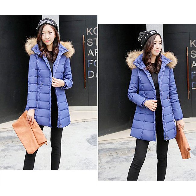 ダウンコート レディース ファー ロングダウンジャケット s-xxxl 大きいサイズ aライン フー