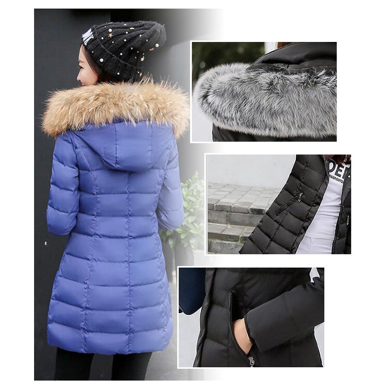 ダウンコート レディース ファー ロングダウンジャケット s-xxxl 大きいサイズ aライン フー