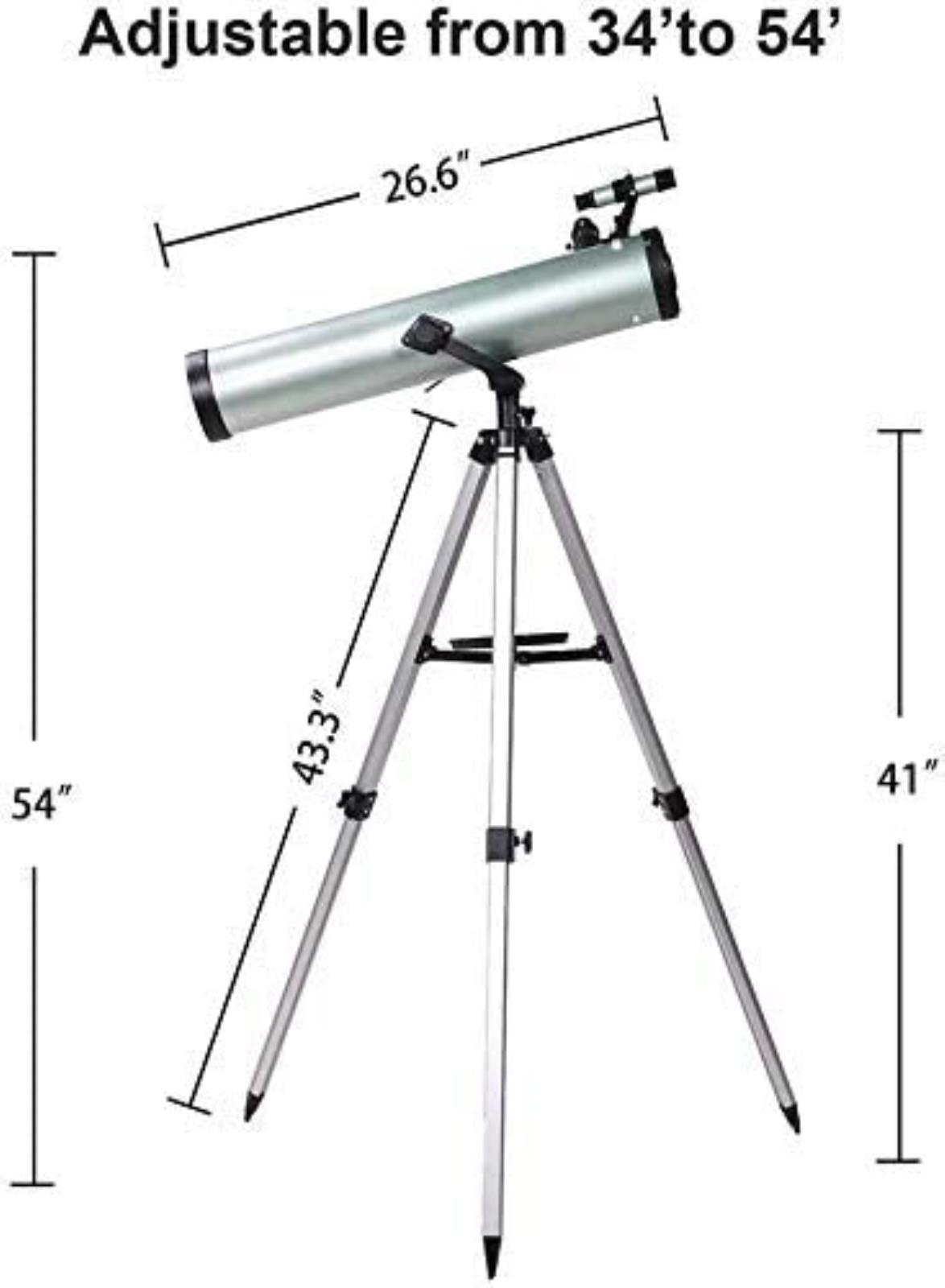 望遠鏡76Mm口径700MM反射望遠鏡 : カメラ 通販最新作