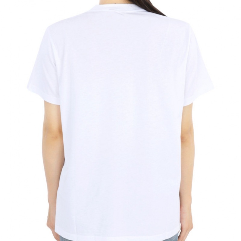 ガルニ女性用ピーチグラフィックプリントショートスリーブ (ホワイト) T3529 151 ガルニ女性用ピーチグラフィックプリントショートスリーブ (ホワイト) T3529 151