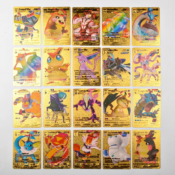 Qoo10] 金箔ポケモンカード ポケモン金箔カードポ