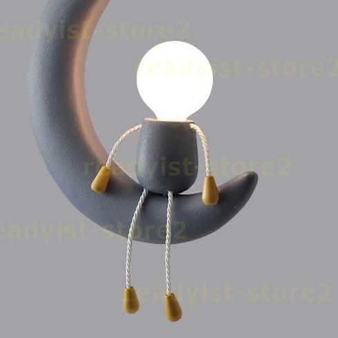 ペンダントライト 北欧 おしゃれ LED対応 子供部屋照明 ムーン ダクトレール 和室 洋室 月 人形 ミニフィグ付 引掛シーリング対応 かわいい ペンダントライト 北欧 おしゃれ LED対応 子供部屋照明 ムーン ダクトレール 和室 洋室 月 人形 ミニフィグ付 引掛シーリング対応 かわいい